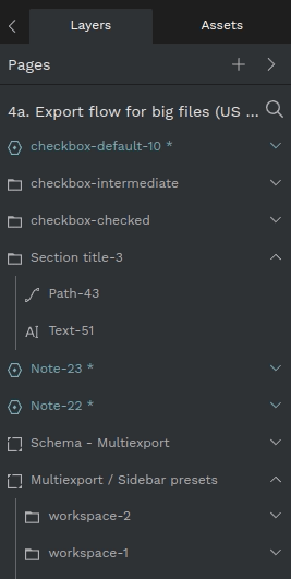 Search layers
