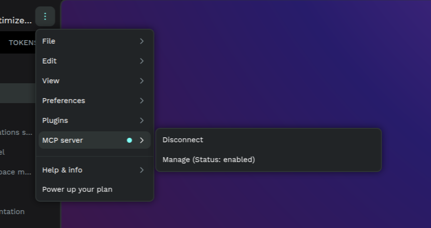 Managing MCP Server from Penpot Integrations
